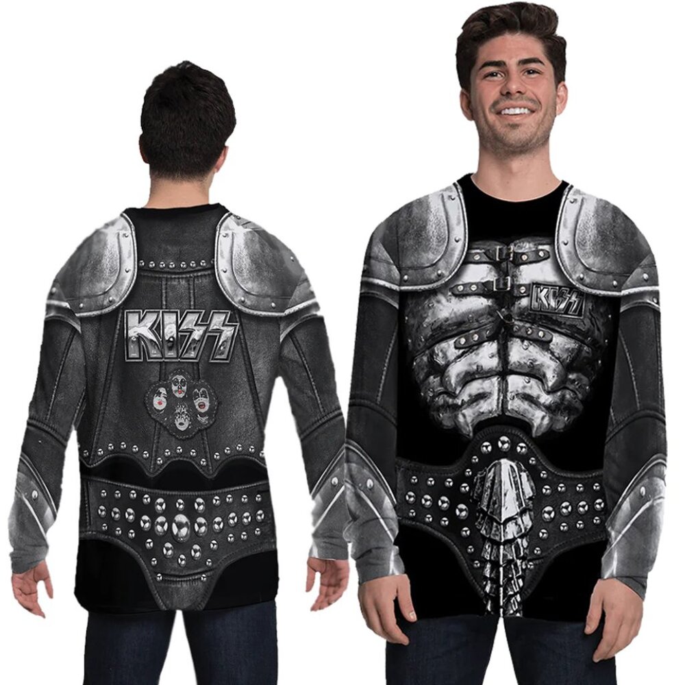 KISS Collectible 2018 Gene Simmons Demon Armour Stage Costume Long Sleeve Shirt